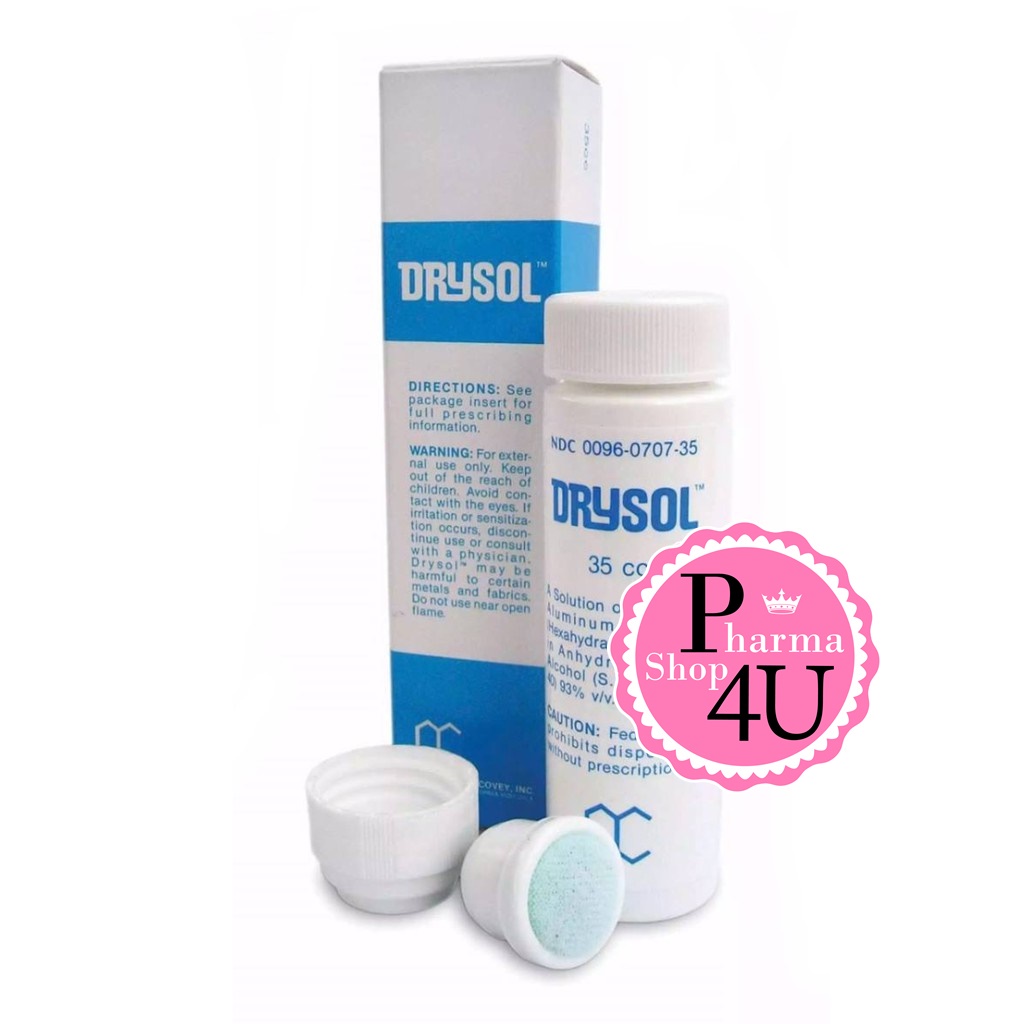 Drysol ANTIPERSPIRANT DABON 35 ML. Apply to sweat hands, feet