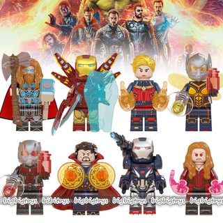 lego marvel minifigures set