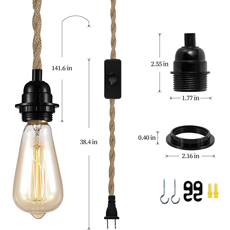 Hanging Pendant Light Cord Kit Shelly Lighting