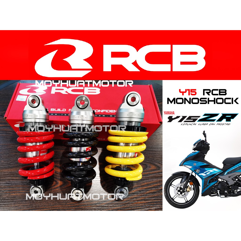 Rcb Racing Boy S2 208mm Line Y15 Adjustable Monoshock Adjustable Absorber Yamaha Y15zr Y15 Zr Y 15zr Y150 Shopee Singapore