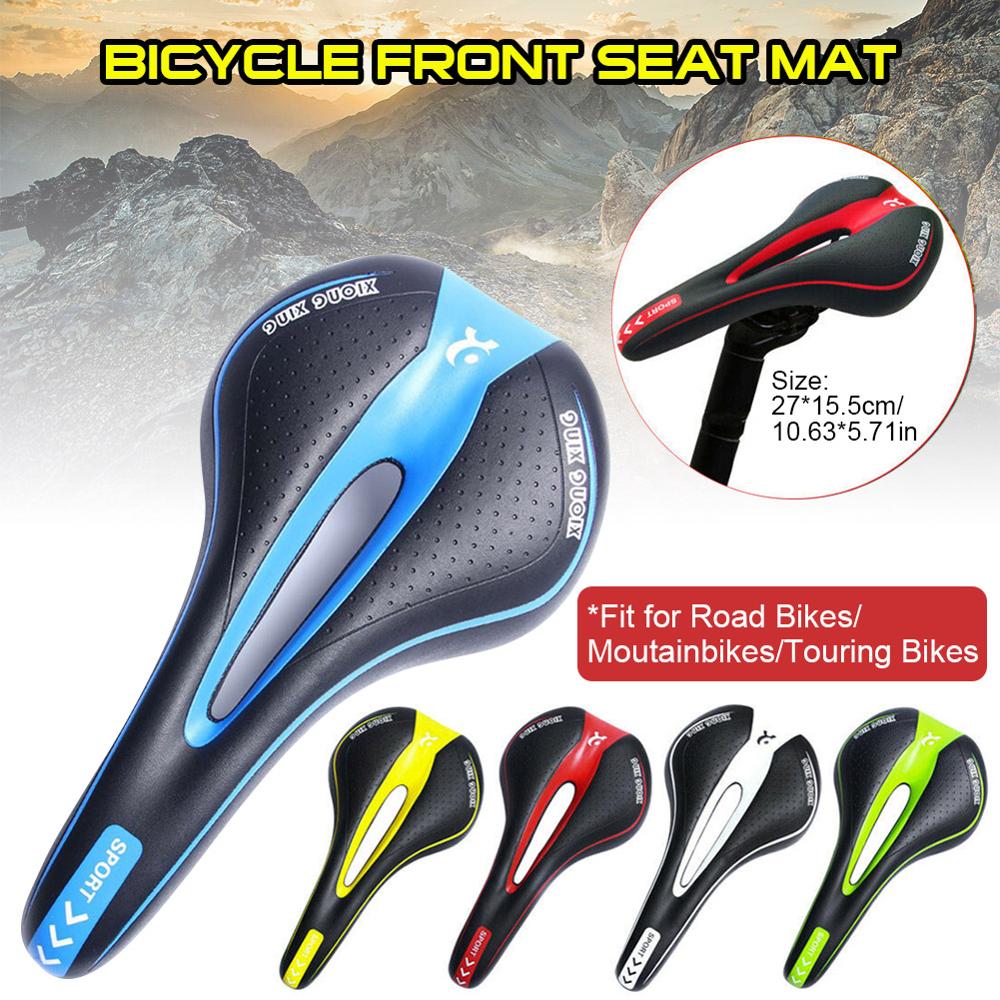 mountain bike saddle cushion bicycle seat cycling accessory blue