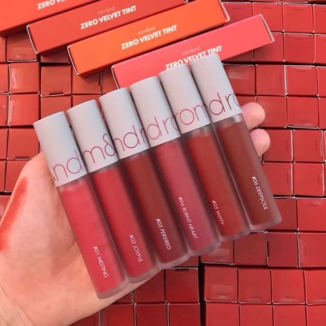 Romand Zero Velvet Tint Matte Cream Lipstick Shopee Singapore