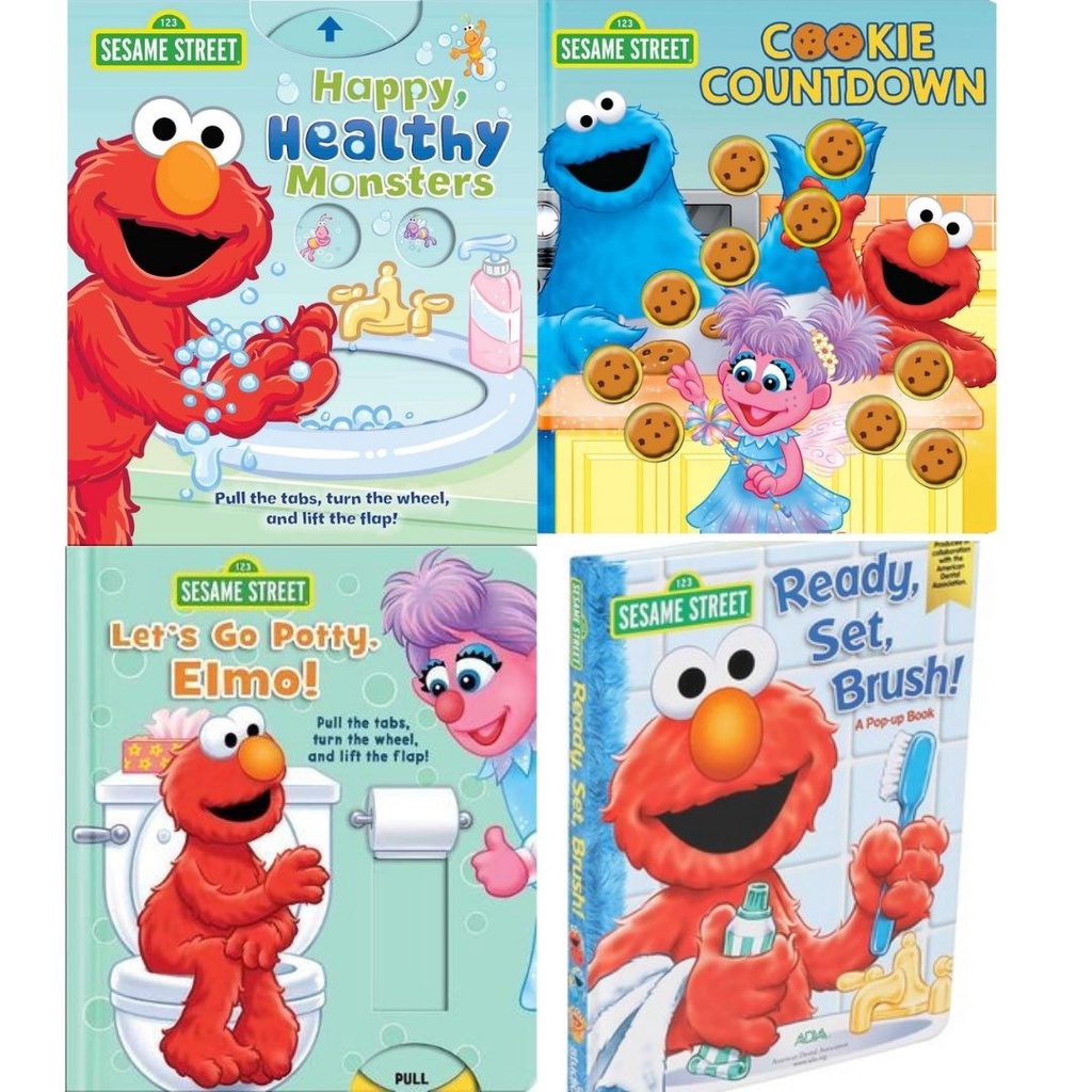 Sesame Street: Let's Go Potty, Elmo!/Happy, Healthy Monsters/Cookie ...