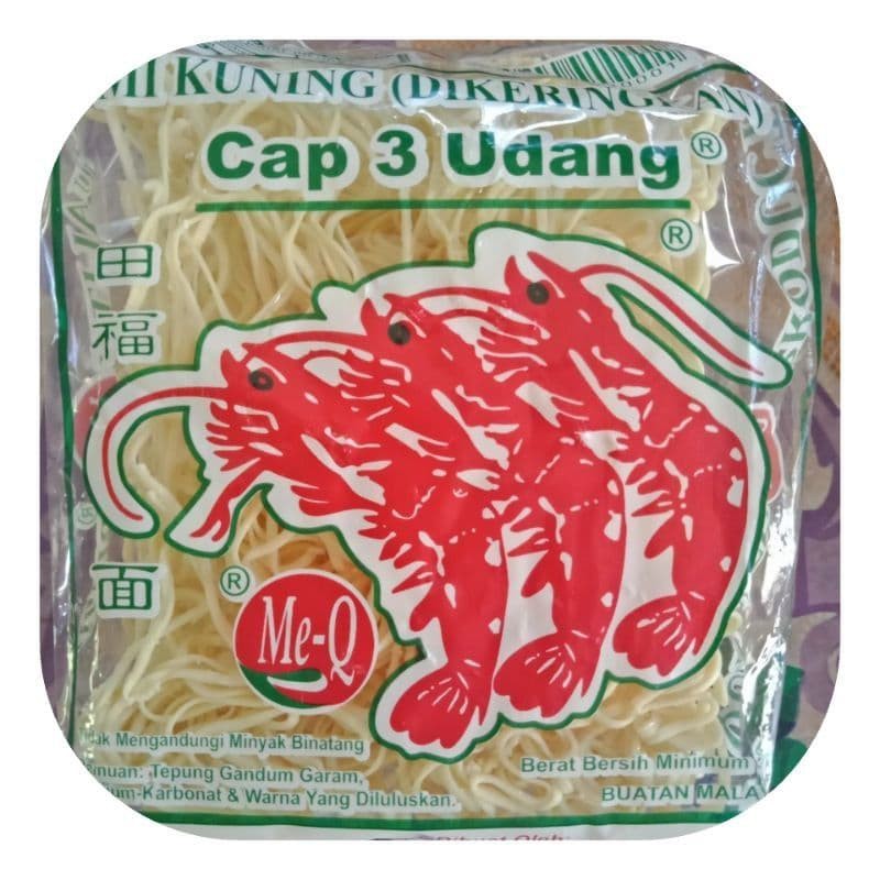 Shop Malaysia Yellow Mee Dry Cap 3 Shrimp Red Mee Yellow Sabah Shopee Singapore