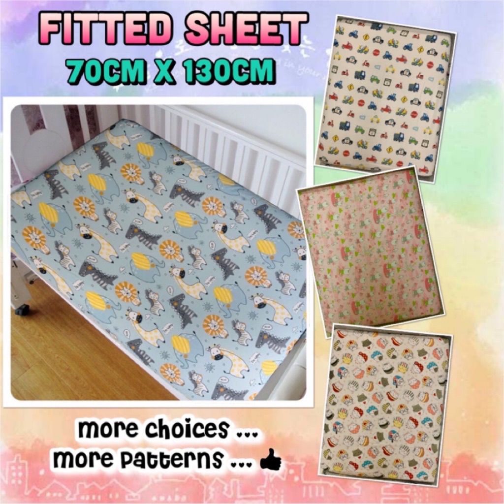 cot sheets 140cm x 70cm