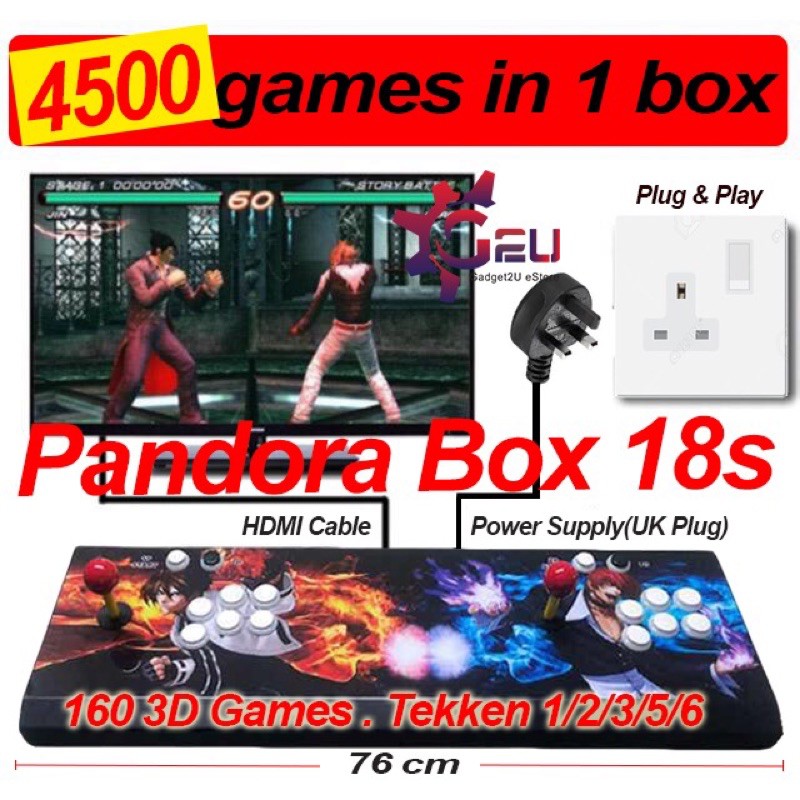 pandora box 11s 3399 game list