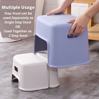 Kids Double Step Stool with Anti-Slip Design | Multiple Usage as Double or Single Step Stool #2