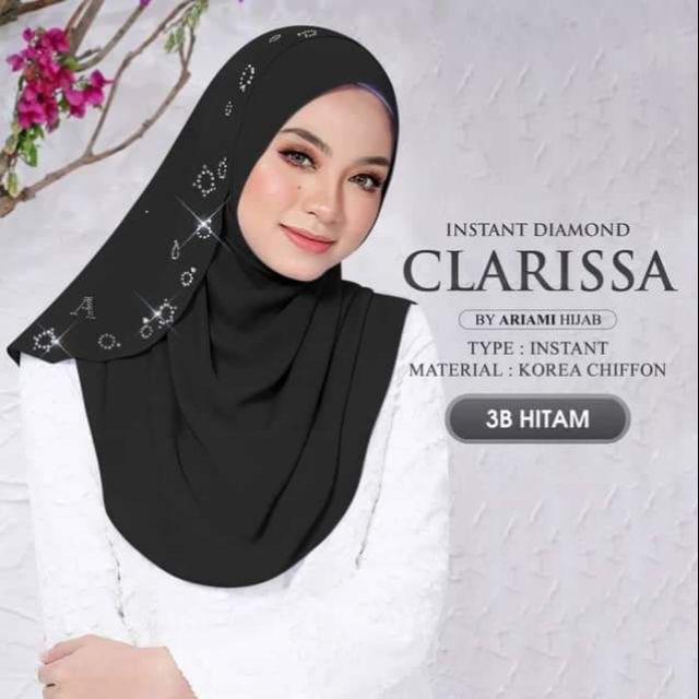 Plain Clarissa Instant Shawl Shopee Singapore