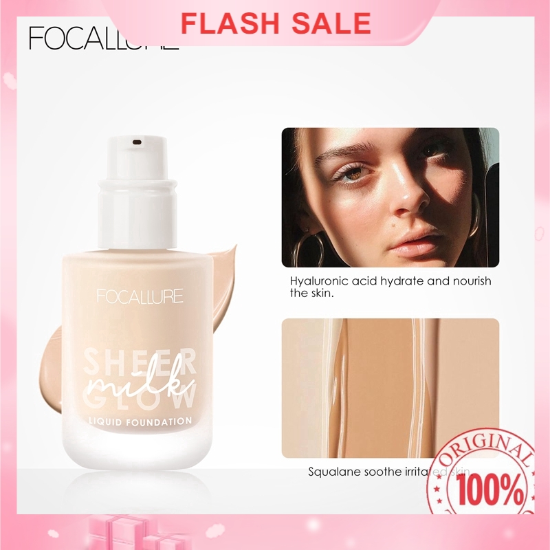 New Cod 100 Ori Focallure Liquid Foundation Makeup Full Coverage Waterproof Base For Dry Skin Matte Foundation Shopee Singapore Sheer and just right for you. shopee singapore