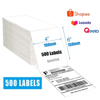 Z-Fold A6 100x150mm thermal label for Thermal Printer -500 Labels