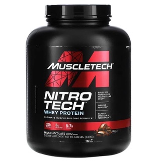 MuscleTech NitroTech Whey protein 4lbs protein powder
