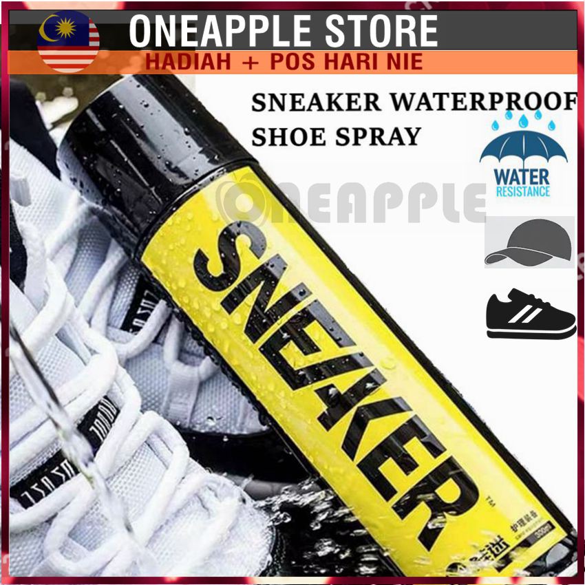 Shop Malaysia Sneaker Yellow Waterproof Spray Anti Stain For Shoe And Bag 300ml Shopee Singapore