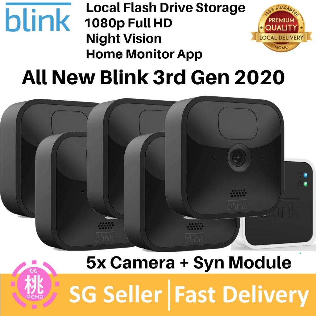 1 Camera Kit ALL NEW 2020 Blink Outdoor 3rd Generation Security Camera System 