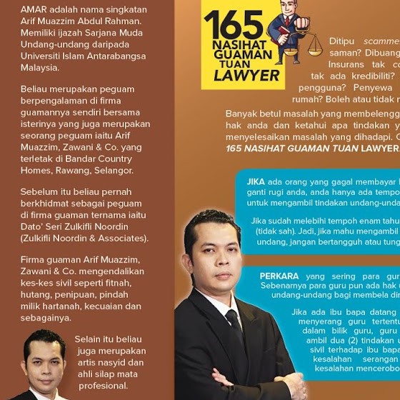 165 Nasihat Guaman Tuan Lawyer Ammar Shopee Singapore