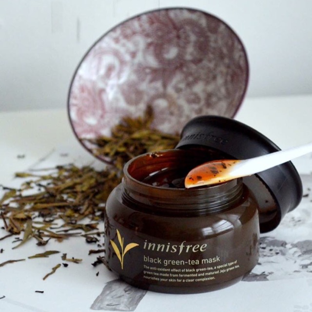 Innisfree Black Geen Tea Mask Black Tea Mask Shopee Singapore