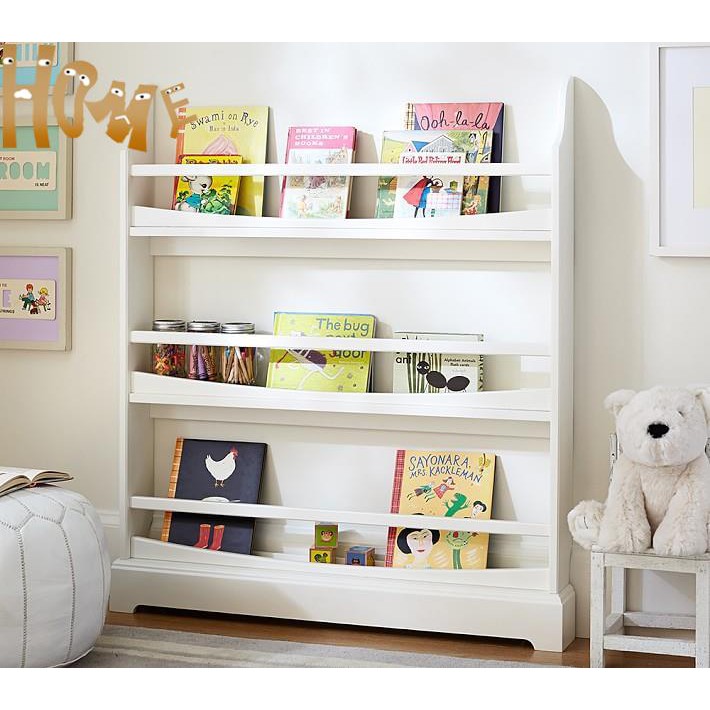 Ins Solid Wood Children S Bookshelf Picture Bookshelf Baby Small