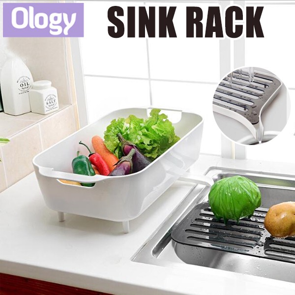 Plastic Kitchen Drying Rack Dish Holder Cutlery Drainer Washer Dry