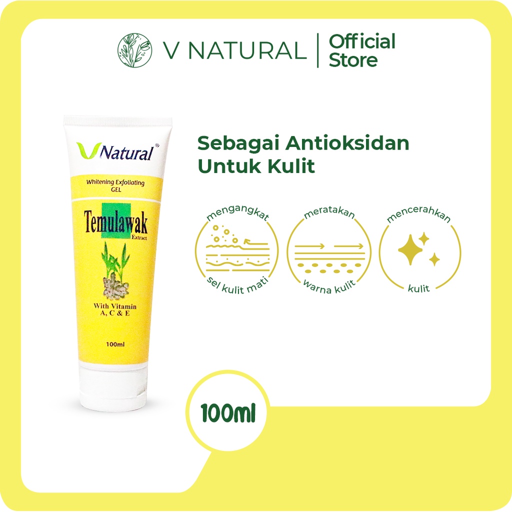 Vnatural / V Natural Whitening Exfoliating Gel Ginger 100ml (official