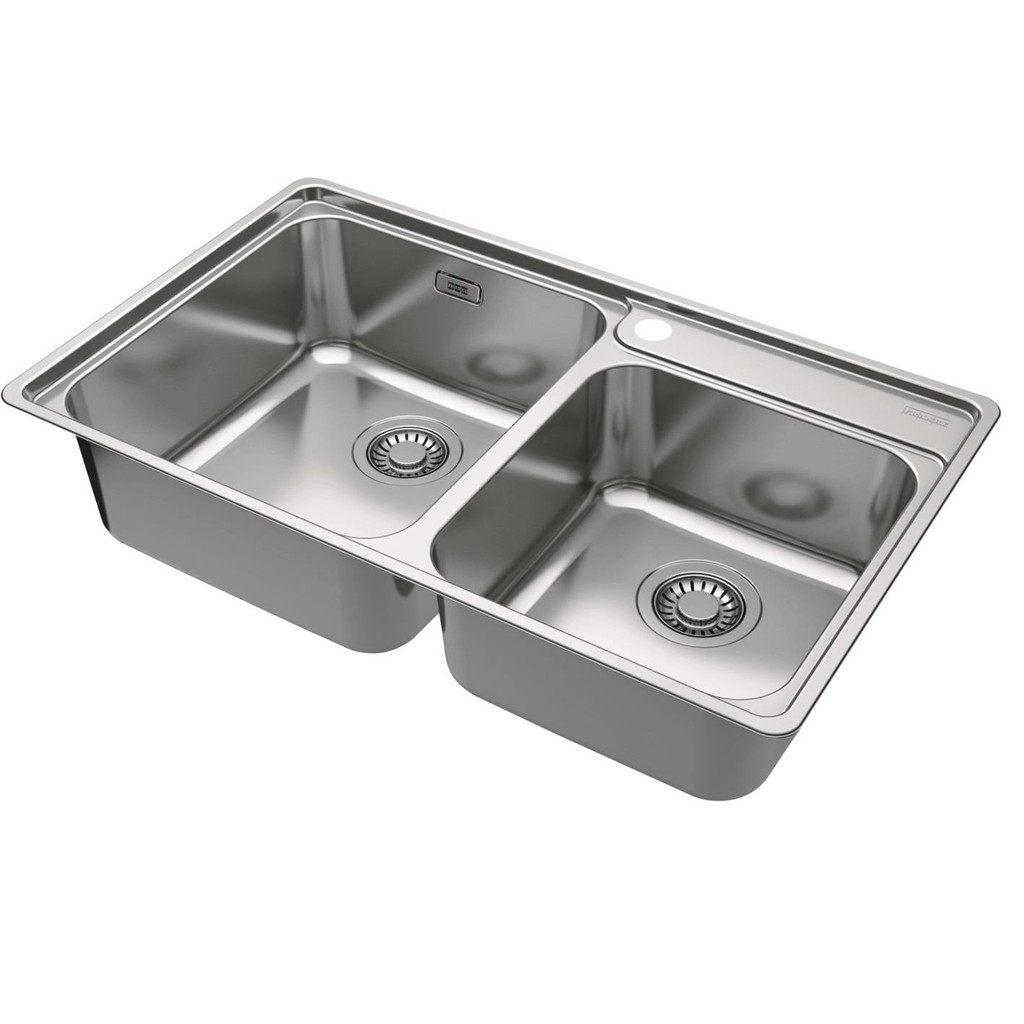 Franke SS304 Double Bowls Kitchen Sink BCX6204235 Shopee Singapore