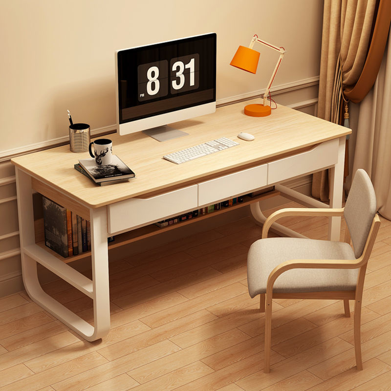 Study Table With Drawer Living Computer Desk Laptop Table Shopee