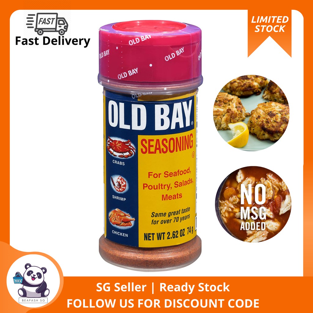 (Product of USA) OLD BAY Shaker Bottle Seafood Seasoning, 2.62 oz