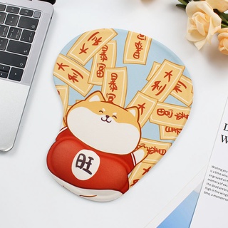 Cute Mouse Pad With Wrist Ergonomic Silicone Student Office Computer Desktop Non-Slip Mouse Pad