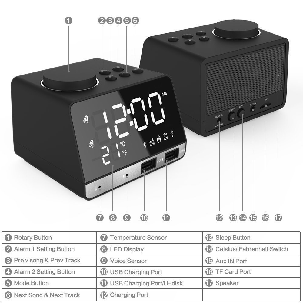 k11 radio alarm clock
