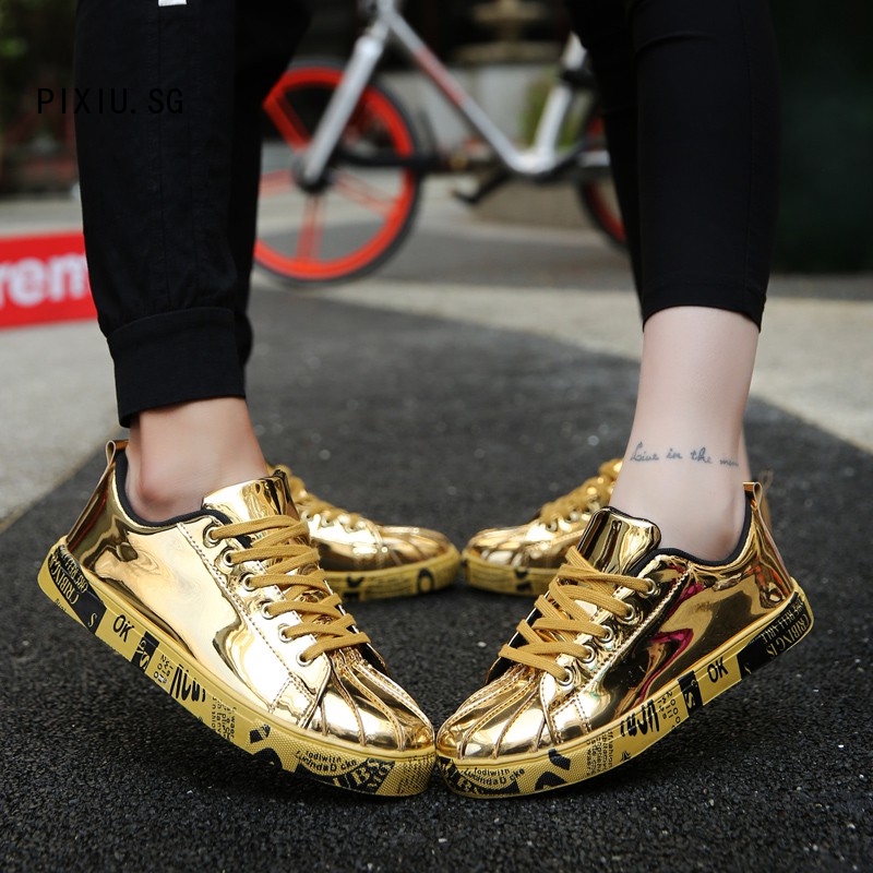 gold shoes for women