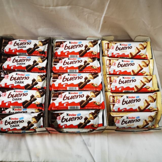 Shop Malaysia Kinder Bueno Dark Chocolate White T 2x30pcs Shopee Singapore