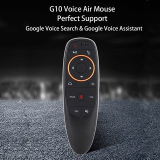G10 Wireless Air Mouse Voice Control IR Remote Control For Android TV Box