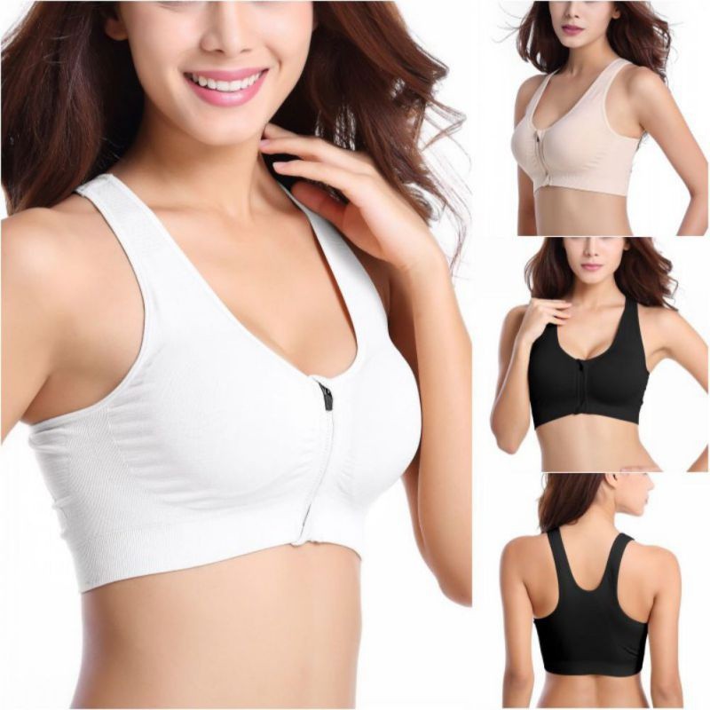 chest binding sports bra