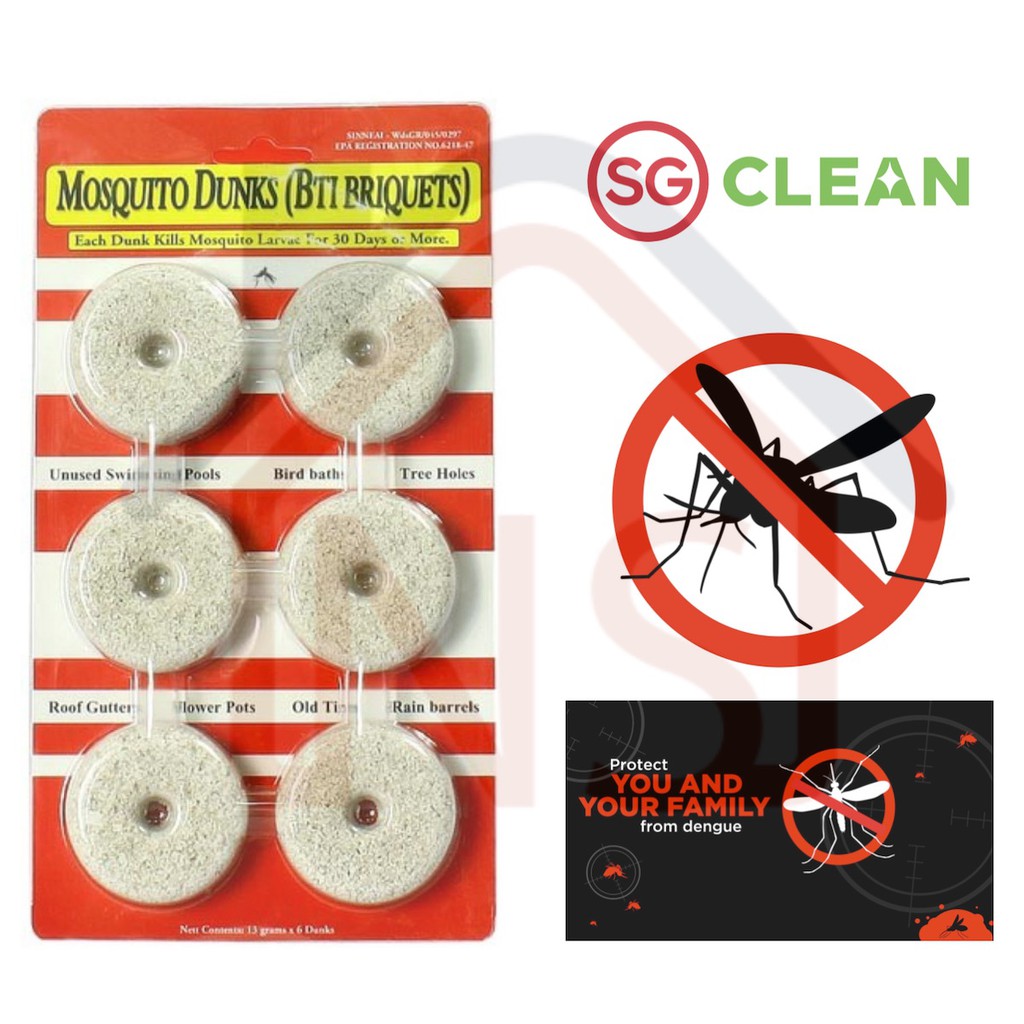 Mosquito Dunks (Bti Briquets) NonToxic Mosquito Larva Killer