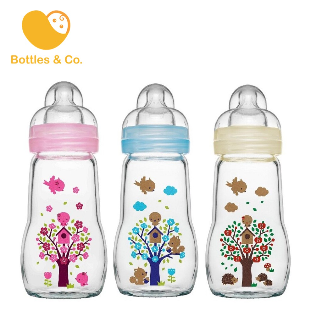 mam glass bottles