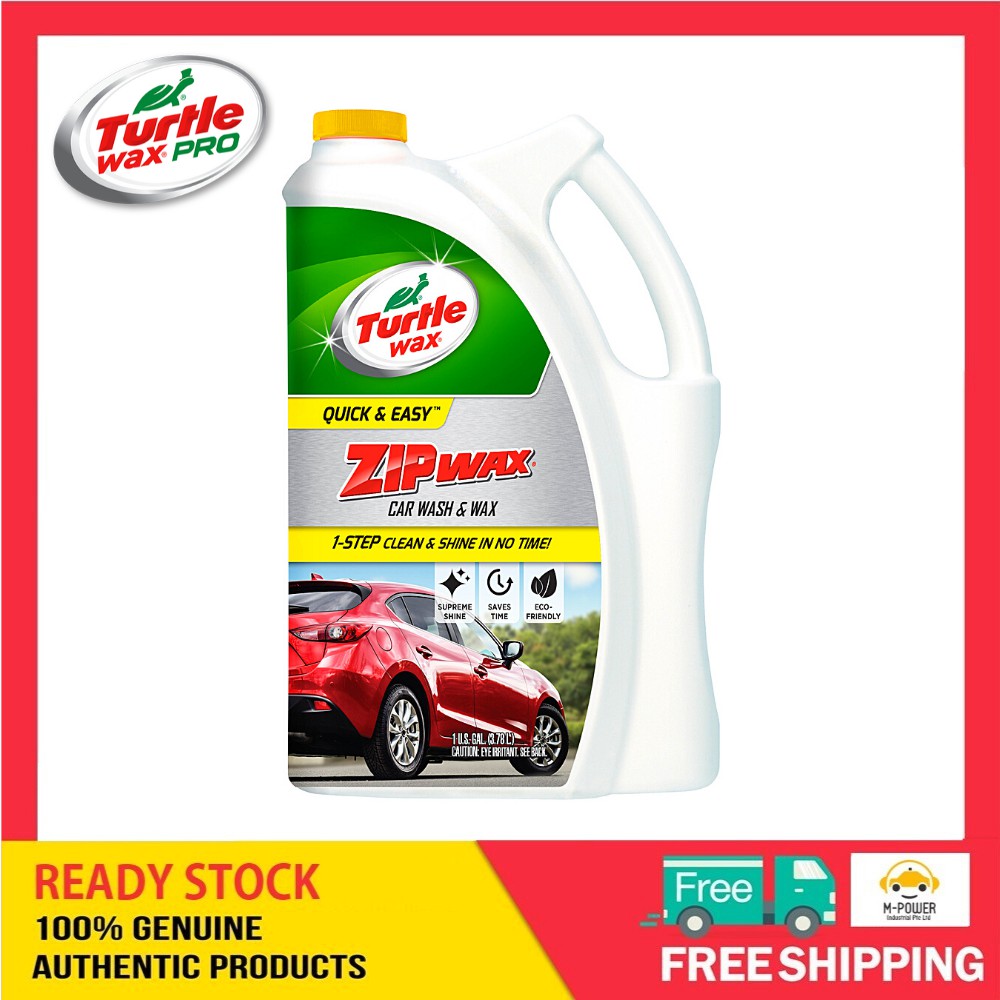 TURTLE WAX ZIP WAX CAR WASH & WAX 1.89 Liter Shopee Singapore