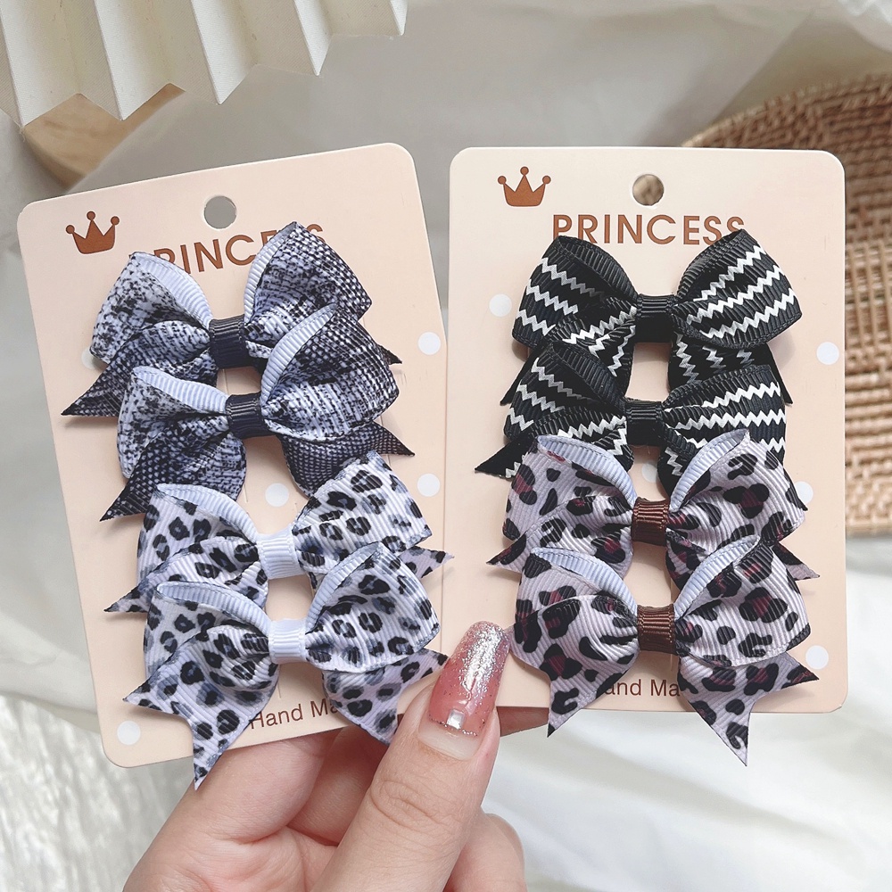 1Piece Leopard Print Metal Hairpin for Girls Bowknot Hair Clips for Kids  Headwear Barrette Hair Accessories Wholesale | Shopee Singapore