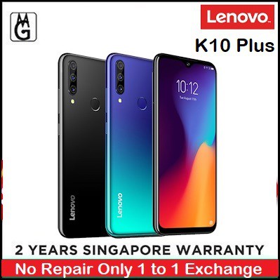 Lenovo K10 Plus 4 64gb 4050mah Battery 2 Years Warranty By Lenovo Singapore Shopee Singapore