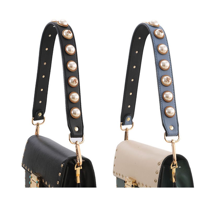 pearl handbag strap