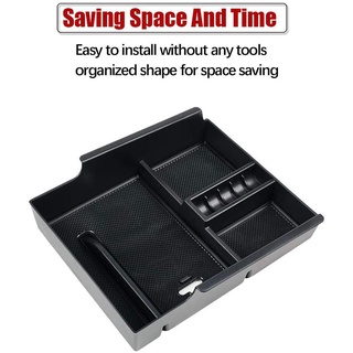 Car Central Interior Armrest Insert Organizer Storage Box Fit for Toyota Alphard Vellfire 2015-2018