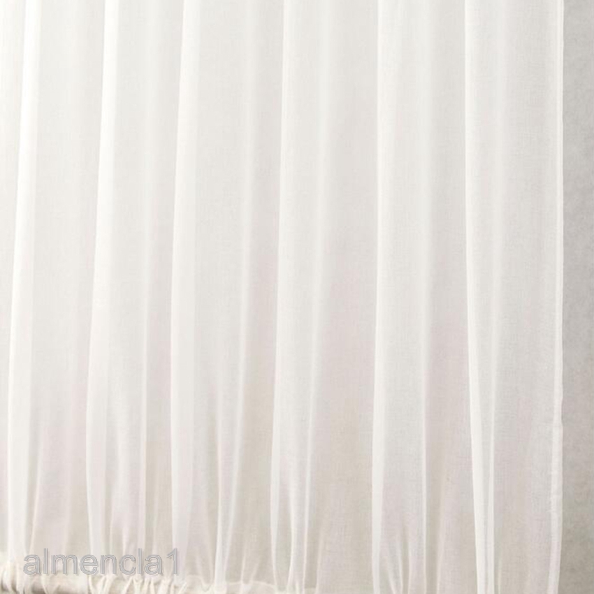 Home French Door Curtains Blackout Curtain White 25x72