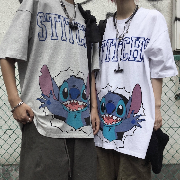 stitch couple t shirt