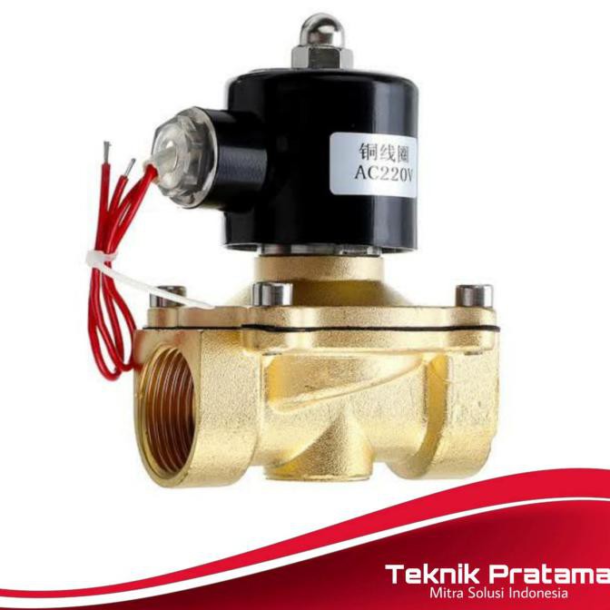 Brass Solenoid Valve 2 Way 3 / 4 "(26mm) Normal Close 220v Ac / 24dc ...