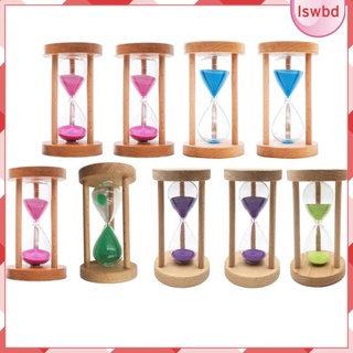 [ , Wooden Hourglass glass 6 mins/8mins/12 mins/20 mins/25 mins Clock for Games Classroom #1