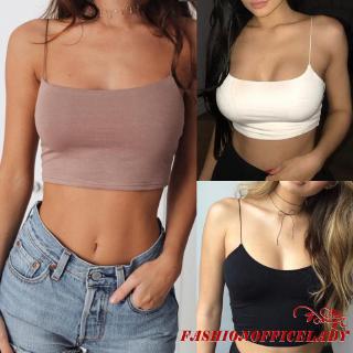 Image of O-L❥US Summer Women Casual Tank Top Blouse Ladies Slim Print Crop Top