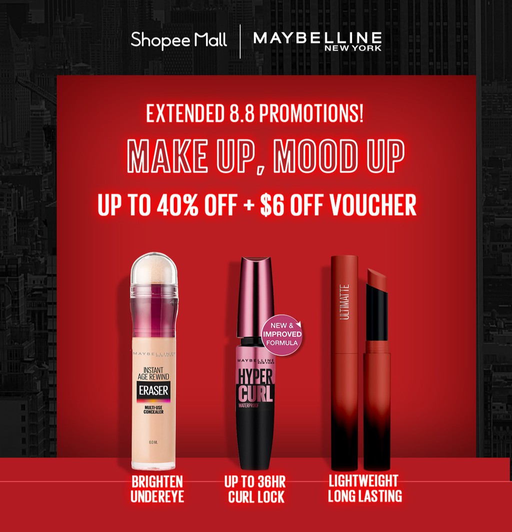Maybelline Official Store, Online Shop Shopee Singapore