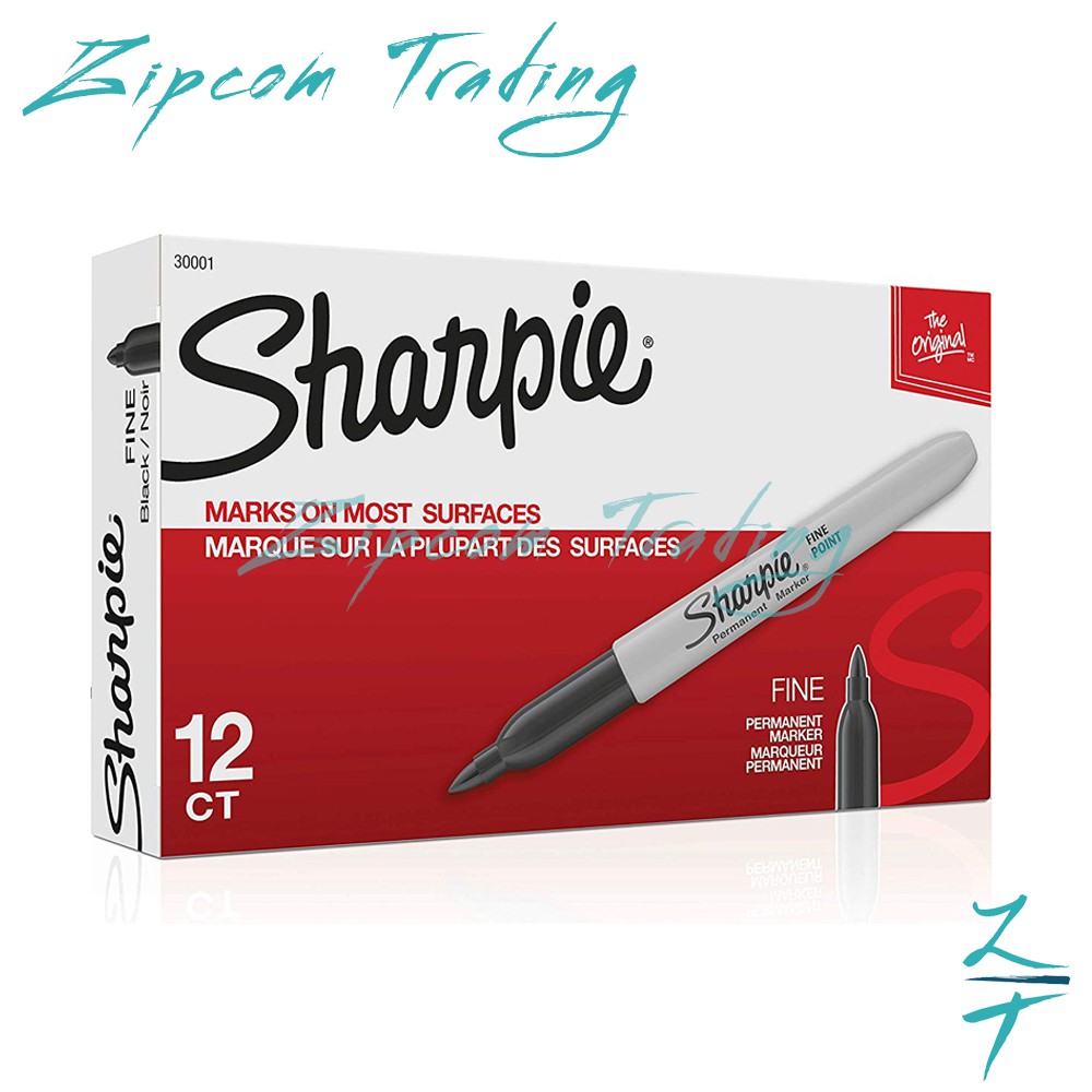 Shop Malaysia Sharpie Fine Point Permanent Marker Pen Shopee Singapore