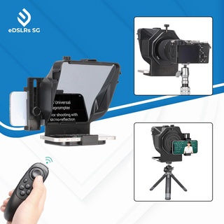 ULANZI PT-15 Portable Teleprompter for DSLR Camera, Video with Remote