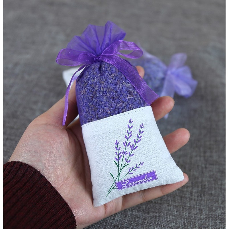 Natural Lavender Sachet Bag Wardrobe Sachet Mesh Bag Car Repellent