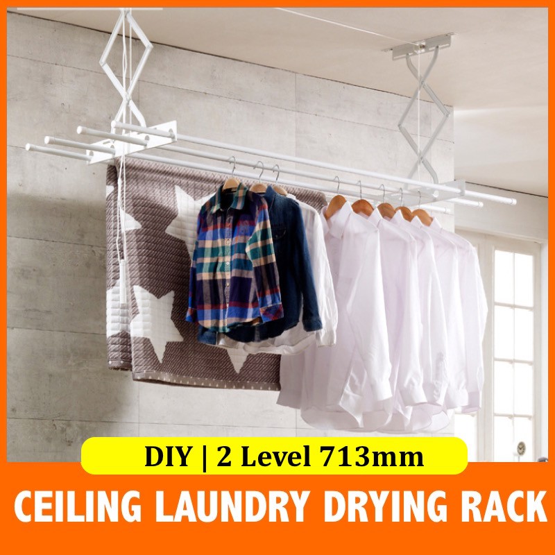 Ceiling Mounted Clothes Drying Rack Singapore is rated the best in 05/