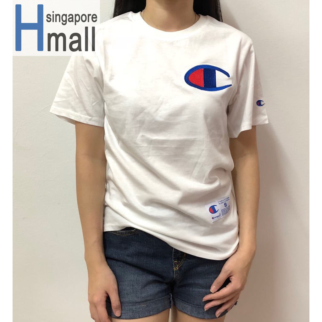 champion logo tee womens