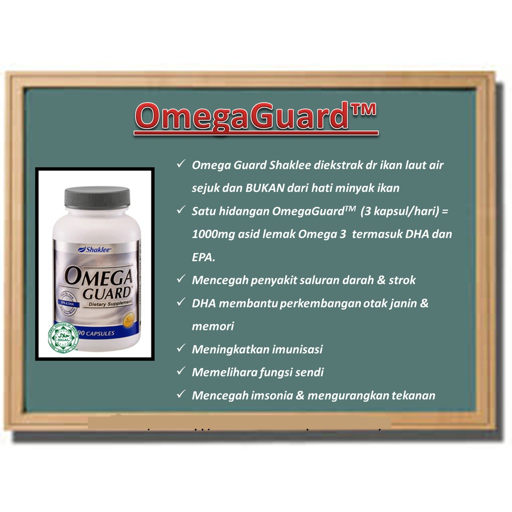 Shaklee Omega Guard 90 Capsules Shopee Singapore